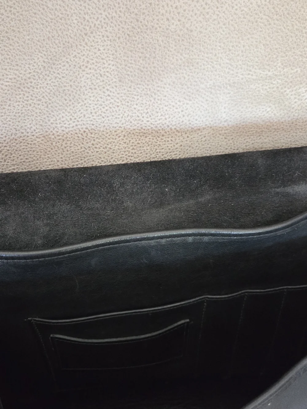 Vintage Coach Black Leather Laptop Briefcase w/Shoulder Strap, for man or woman